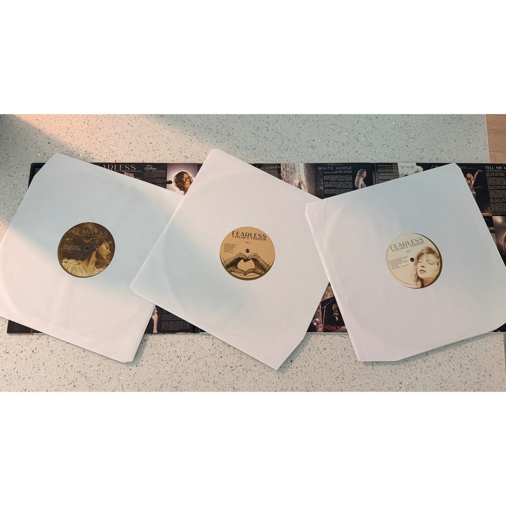Taylor Swift Fearless Taylor's Version Gold 3LP Vinyl Record Set 2021 - Picture 5 of 12